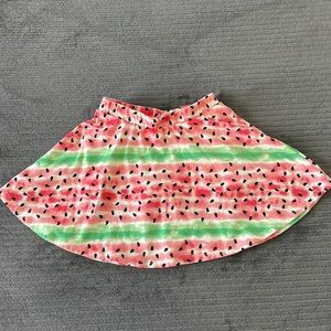 Girls 5T watermelon “skort”.